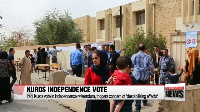 Iraqi Kurds vote in independence referendum