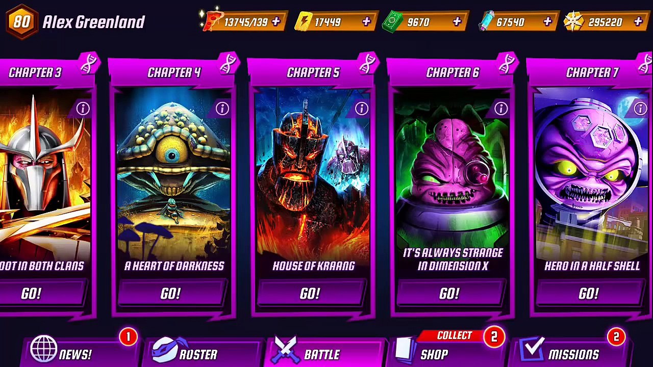 Mikey and Friends VS Rocksteady and Foot Soldiers - Walkthrough - Ch1St1 - TMNT Legends