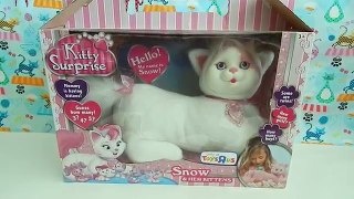 Kitty Surprise Snow Toy Plush Cat - How Many Kittens Will She Have?