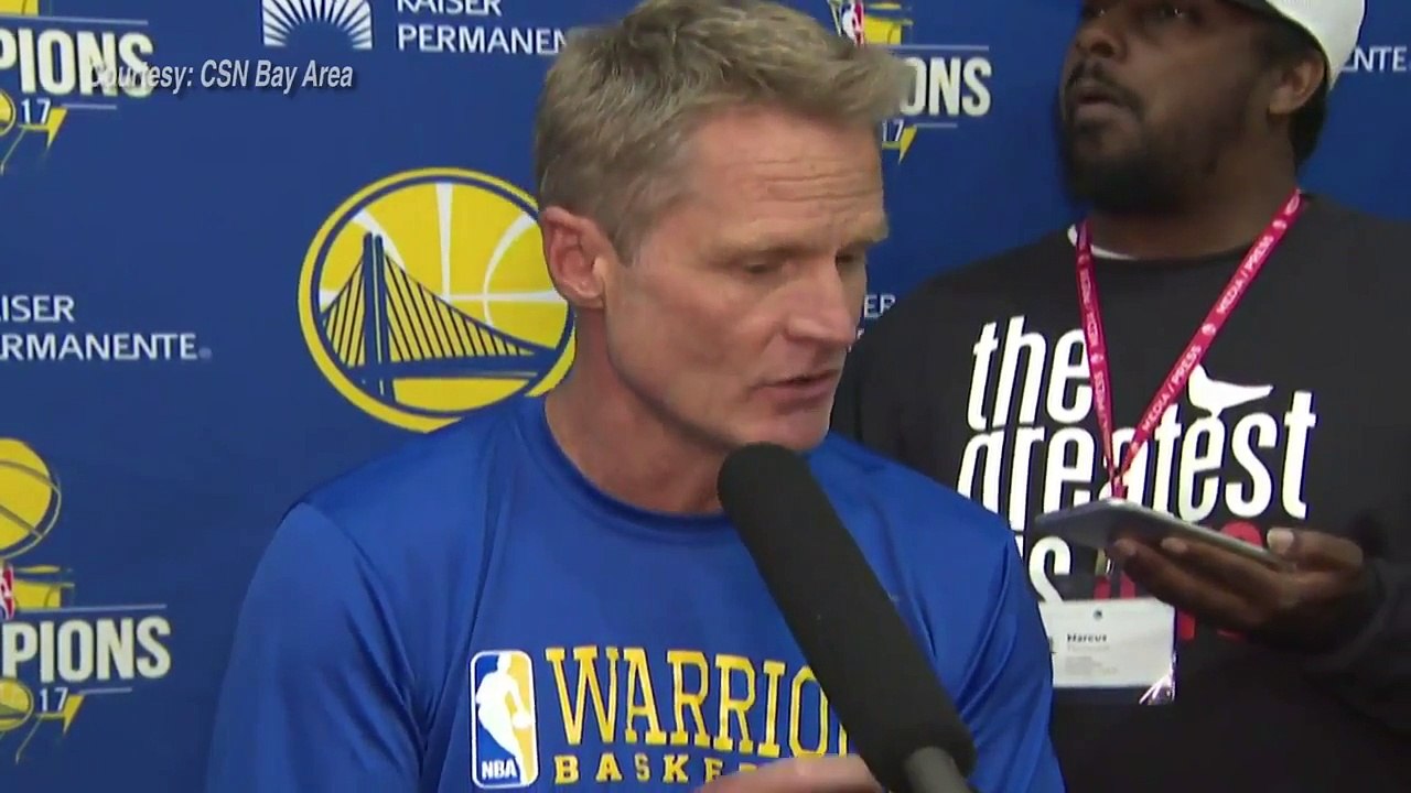 Stephen Curry et Steve Kerr réagissent aux propos de Donald Trump