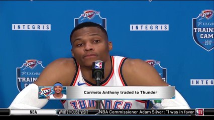 Un journaliste perd ses moyens face à Russell Westbrook