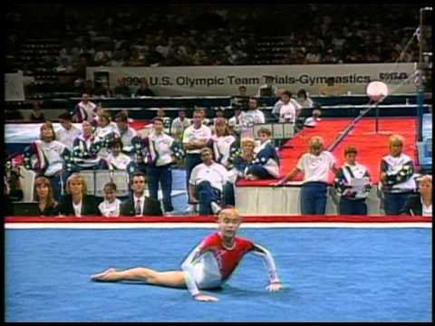 Jaycie Phelps - Floor Exercise - 1996 Olympic Trials - Women - Day 2