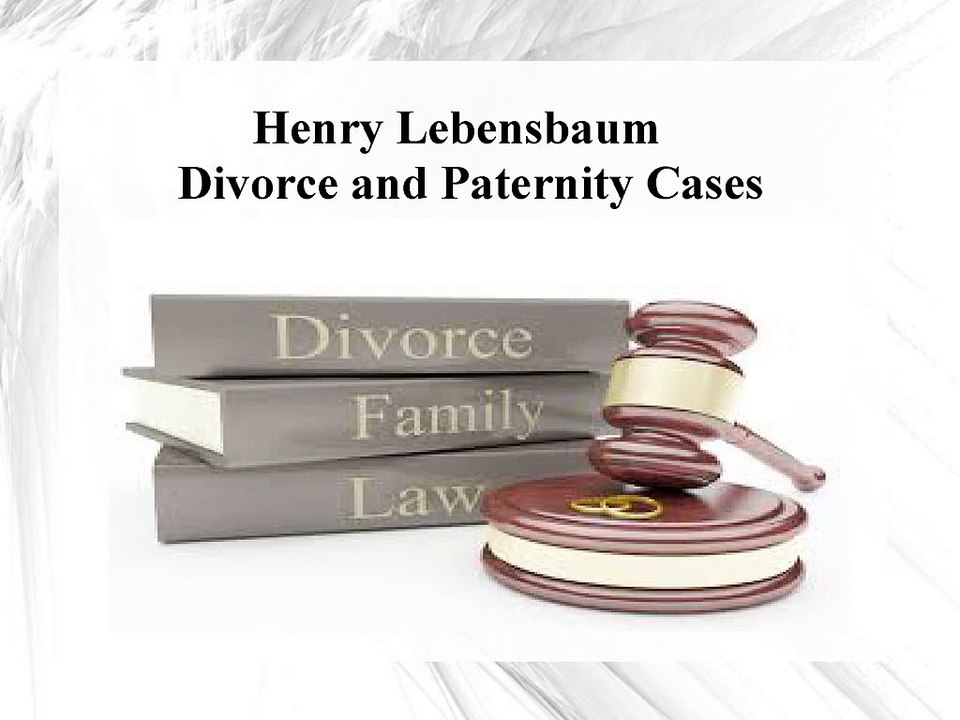 Henry Lebensbaum-Divorce and Paternity Cases