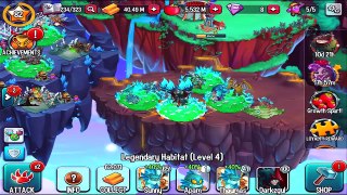 Monster Legends - Darkzgul Review 1 to 100 + Combat + other monster legends Youtubers to watch