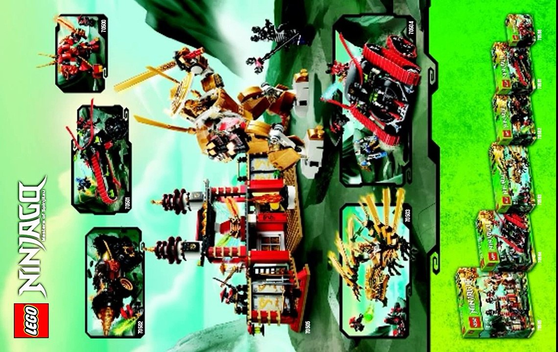 Lego Ninjago Garmatron instruction manual, Lego 70504