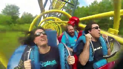 Absolutely INSANE Dive Loop Ultra Twister Roller Coaster POV CRAZY Rusutsu Resort Japan