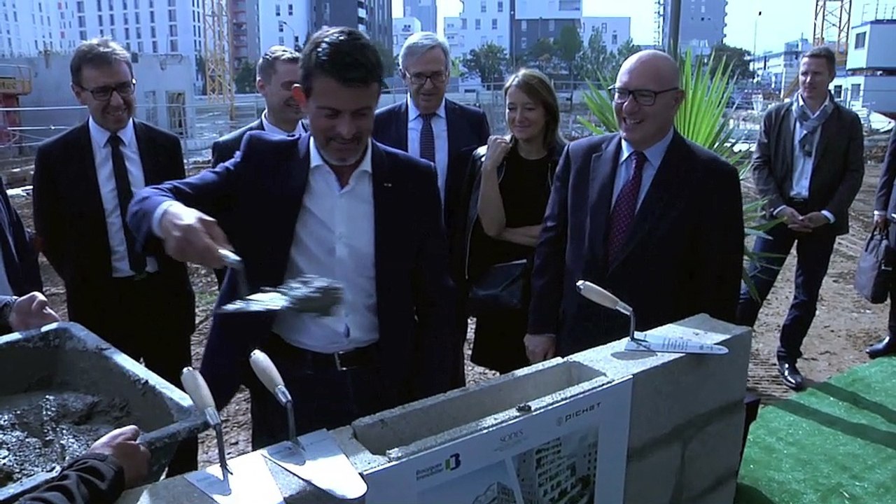 VIDÉO - Inauguration projet immobilier Centre- ville Évry - 26-09-2017