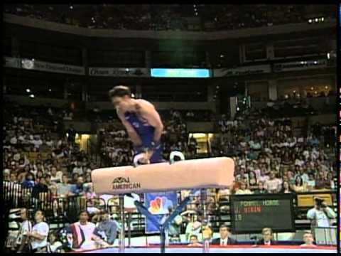 Josh Stein - Pommel Horse - 1996 Olympic Trials - Men - Day 2