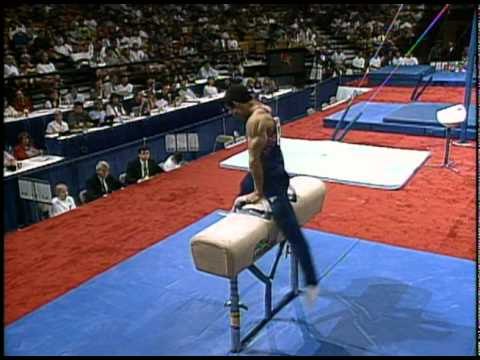 Jair Lynch - Pommel Horse - 1996 Olympic Trials - Men - Day 2