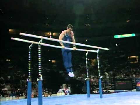 Jay Thornton - Parallel Bars - 1996 Olympic Trials - Men - Day 2