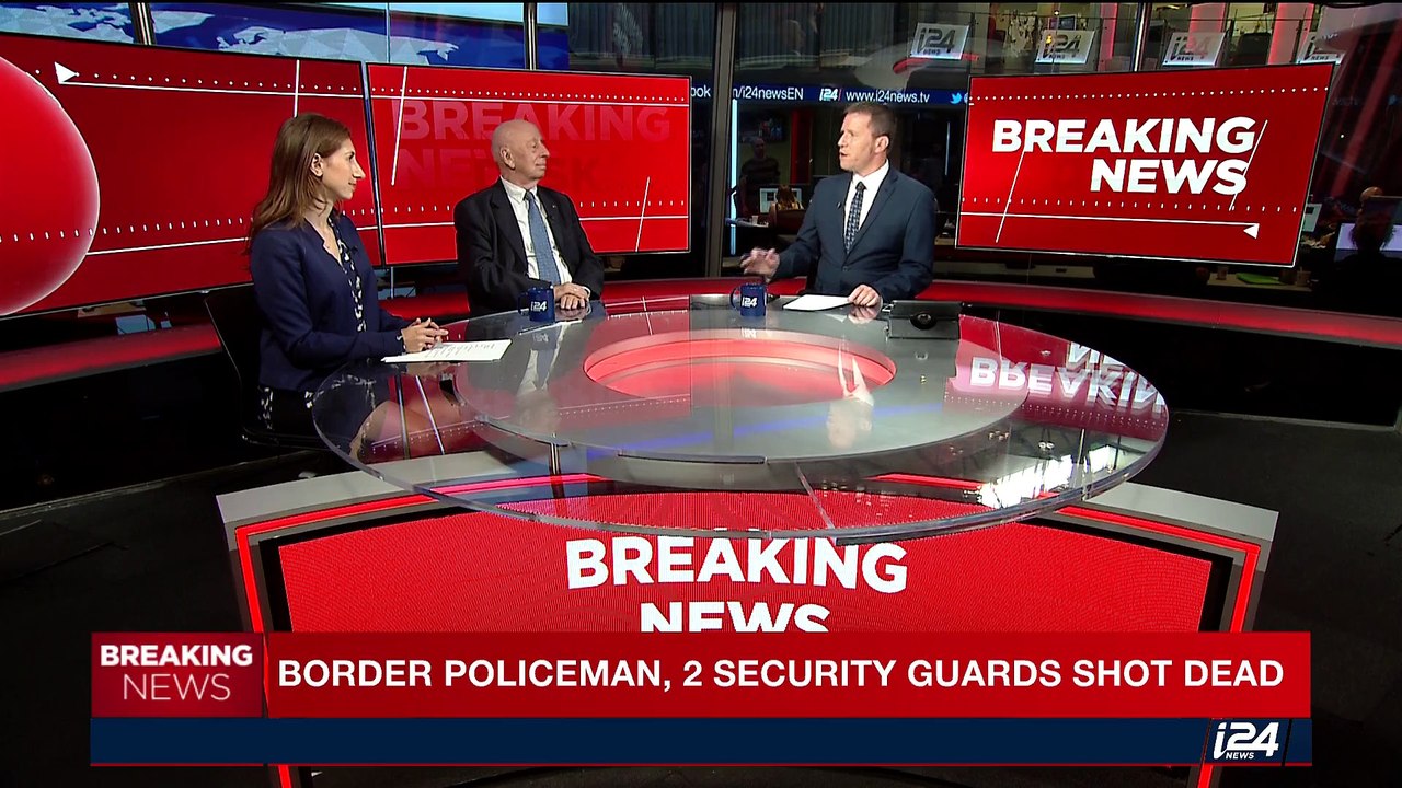 i24NEWS DESK | Border policeman, 2 security guards shot dead | Tuesday, September 26th 2017