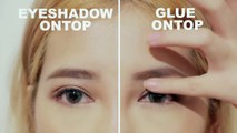 HOODED EYE TO DOUBLE EYELID l Glue vs Tape