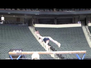 Kyla Ross - 2011 Visa Championships Podium Training - Beam