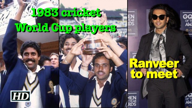 Ranveer to meet 1983 cricket World Cup players with Kapil Dev