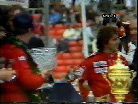 Gran Premio d'Europa 1985: Podio