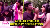 Akshar Kothari Birthday Celebration on The Shooting Set | Chahool |Colors Marathi Serial