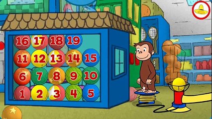 CURIOUS GEORGE Monkey Jump - Learn Numbers 1 to 40
