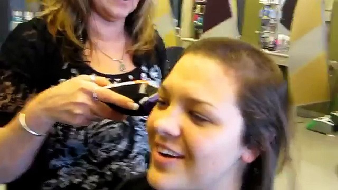 Girls hair massacre HEADSHAVE