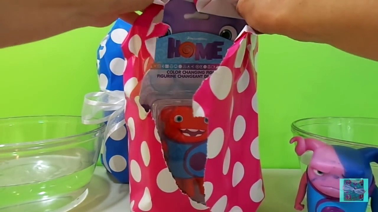 Dreamworks Home Color Changers Welcoming Oh and Baby Boov! Fun Changing Colors