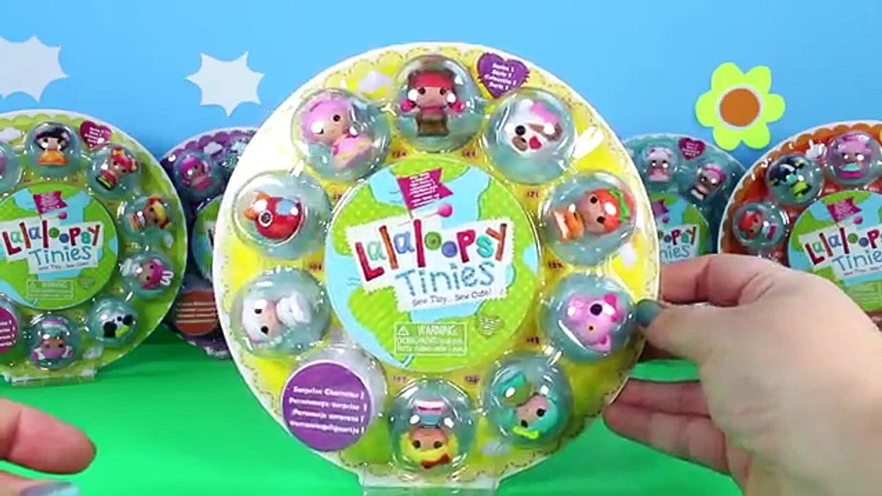 Lalaloopsy Tinies Collection 1 collection with 1 surprise doll charer unboxing and review