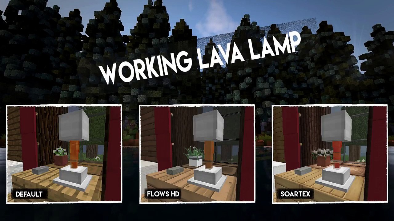 Minecraft - How To Make A Working Lava Lamp
