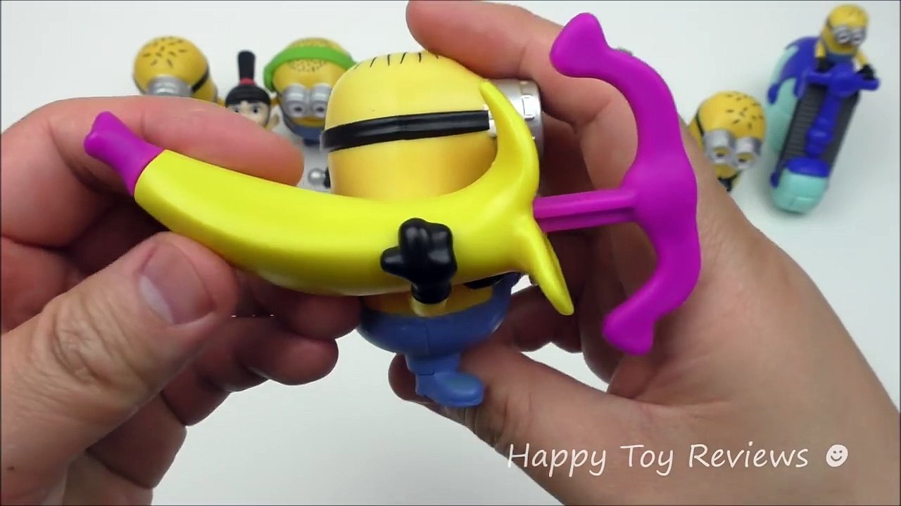 McDONALDS DESPICABLE ME 3 MOVIE MINIONS HAPPY MEAL TOYS FULL SET KIDS 2017 ASIA WORLD COLLECTION 10