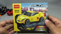 decool 페라리 458 이탈리아 풀백 자동차 쉘 프로모션 30194 레고 짝퉁 조립 리뷰 Lego knockoff Ferrari Shell Ferrari Pullback Car