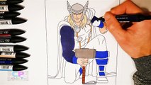 Avengers Coloring Pages Part 4 , Thor Avengers Coloring Pages Fun , Coloring Pages Kids Tv