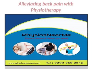 Alleviating back pain with Physiotherapy
