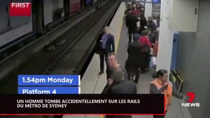 Sydney : Un homme fait un malaise et tombe sur les rails du métro ! (Vidéo)