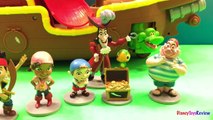 Jake and The Never Land Pirates 7 Figurine Playset Izzy, Cubby, Captain Hook, Tick-Tock Croc, Smee