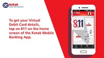 Your Virtual Debit Card and Zero Balance Saving Account in Your Phone - Kotak 811