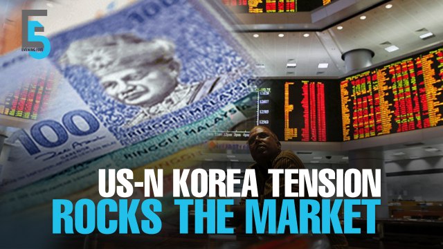 EVENING 5: US-N Korea tension weighs on KLCI, Ringgit