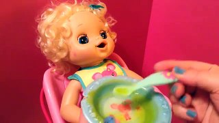 My Baby Alive Doll Aleasha Feeding