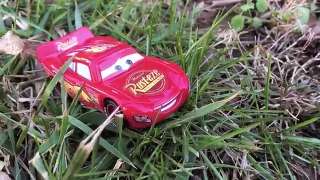Disney Pixar Cars Toys Lightning McQueen Cars Movie Race Mickey Mouse Huge Crash Discovery Kids Fun