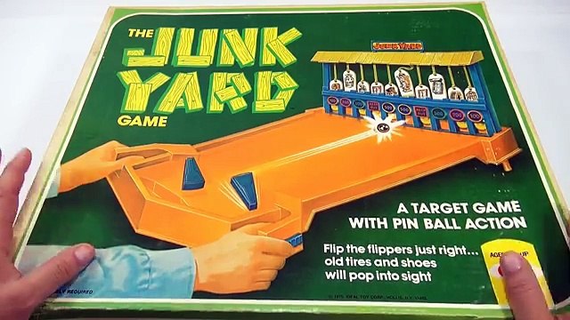 The Junk Yard Game Pinball Action, 1975 Ideal Toys