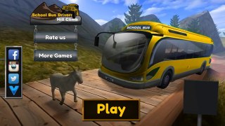 School Bus Driver Hill Climb - Android Gameplay HD