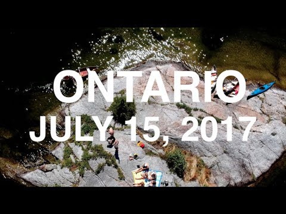 Charleston Lake From Above: Aerial Footage Shows Ontario Camping Vacation
