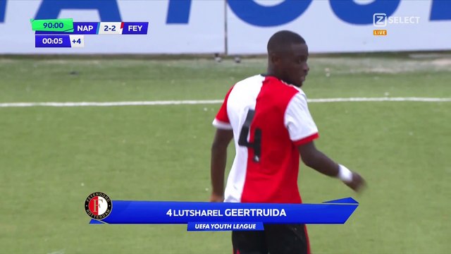 2-2 Lutsharel Geertruida Goal UEFA Youth League Group F - 26.09.2017 Napoli Youth 2-2 Feyenoord...