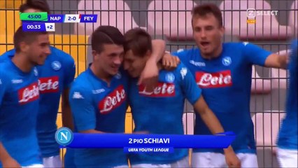 All Goals UEFA Youth League  Group F - 26.09.2017 Napoli Youth 2-2 Feyenoord Youth