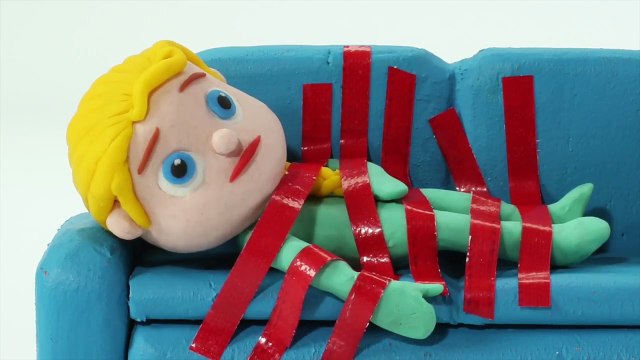 Superhero Babies Water Balloons Fight Hulk Frozen Elsa Play Doh Cartoons Stop Motion Animations