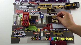 Learn and Play CARS with Lightning McQueen Batman Spiderman Car Surprise Egg Marvel 500 Collection