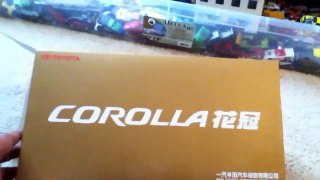 E120 toyota corolla by paudi model unboxing