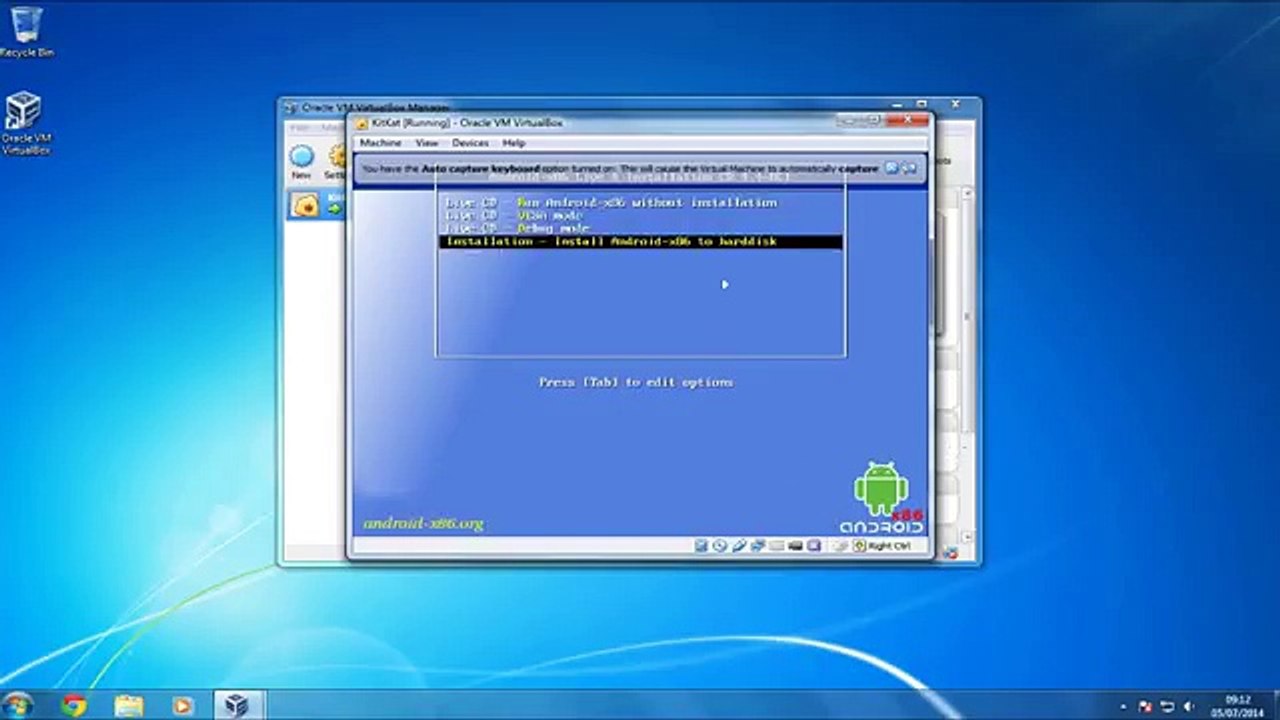 How to Install Android 4.4 KitKat on PC Windows8 or Windows7 OS