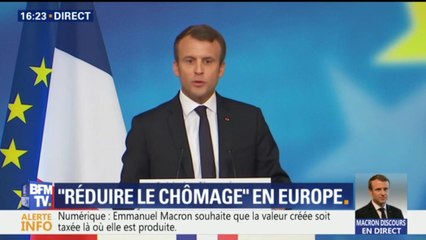 Chômage: "Je n'ai pas de ligne rouge, je n'ai que des horizons" lance Macron