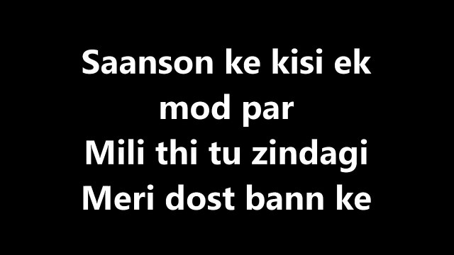 Saanson Ke Lyrics – Raees, Sung by KK, Lyricssudh