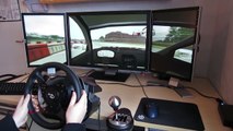 LFS Drifting - T500 RS 1080º - Triple Monitor