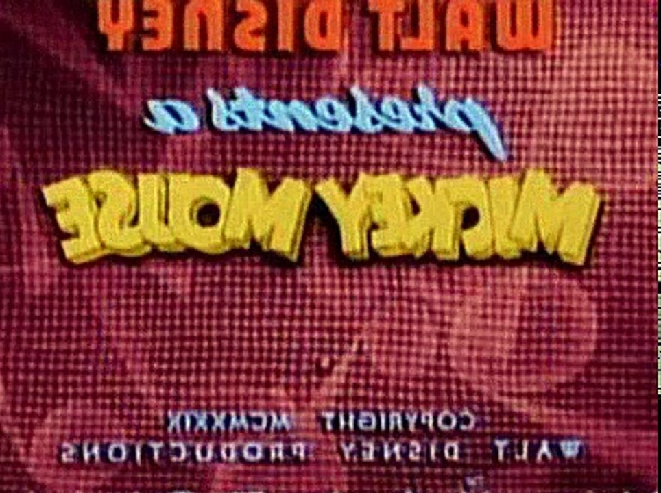 Mickey Mouse 1929 Wild Waves