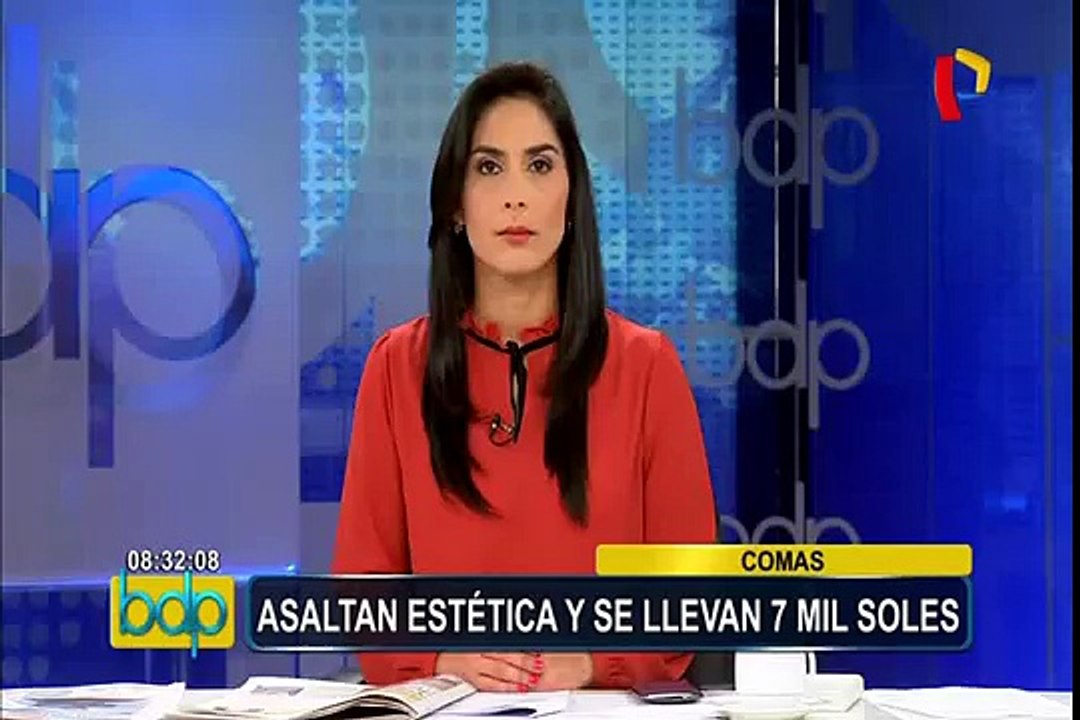 Comas: delincuentes armados asaltan estética y se llevan 7 mil soles