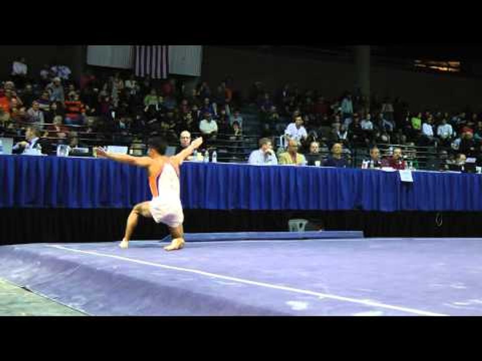 C.J. Maestas - Floor Exercise - 2012 Winter Cup Prelims